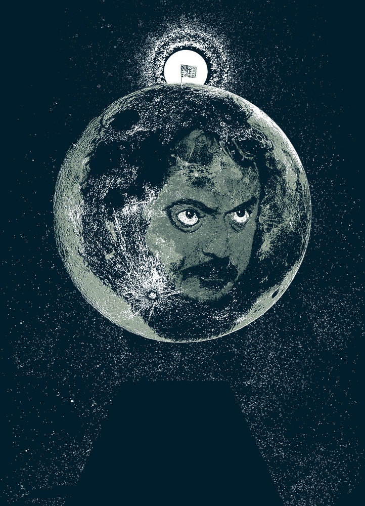 Limited edition Stanley Kubrick 2001 Moon Landing Hoax art print