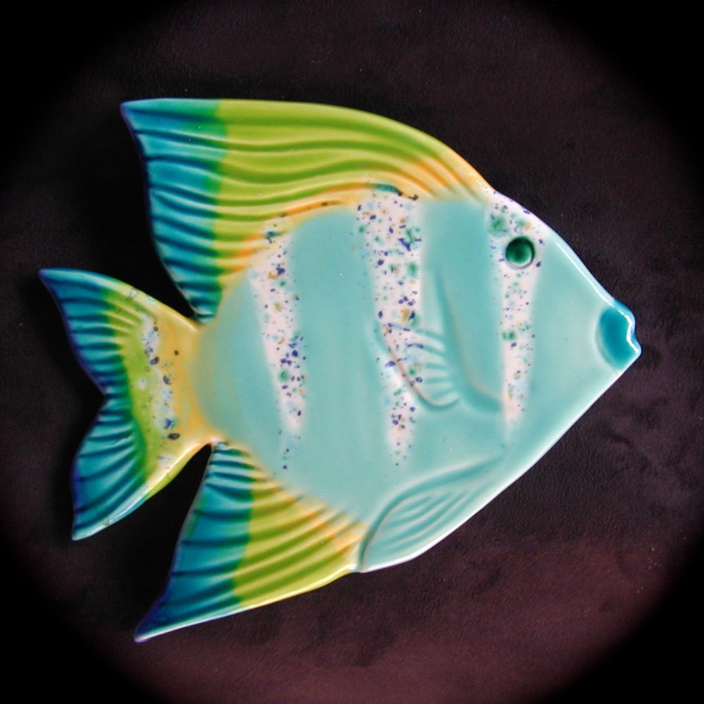 Large Ceramic Fish wall tile