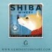 Shiba Inu Winery original graphic illustration giclee archival signed artist's print 12 x 12