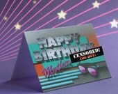 Happy Birthday, MF greeting card