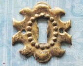 Escutcheon Keyhole Antique Brass Primitive Gothic Key Hardware Diy Jewelry Steampunk Embellishment