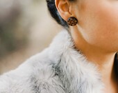 That Vintage Valentine Kiss - Earrings - Tasmanian Myrtle