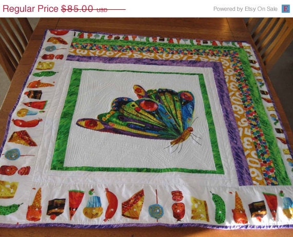 Baby Quilt Sale Modern Quilt or Wall Hanging