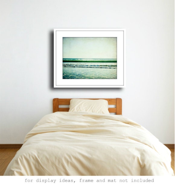 Poster print Large wall art 24x30 - Fine Art Photograph - beach photograph ocean photo poster fine art print - Jade Beach