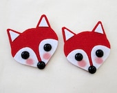 Red Fox Hair Clip or Brooch - Your Choice