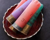 5 empty shotgun shell casings