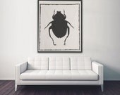 Art Print Extra Large Bettle Fabric poster