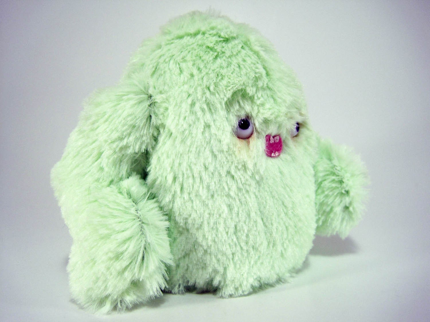 Mini Mad Eyed Monster Plush Key Chain