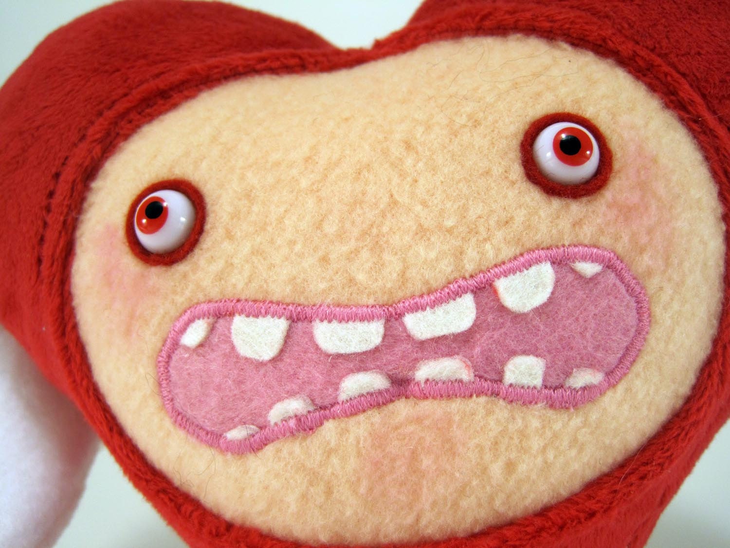 Winged Heart Plush Sculpture