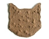 Pet sympathy gift for a cat lover - Memorial made from recycled handmade paper and Chinese Forget-Me-Not flower seeds - Feline