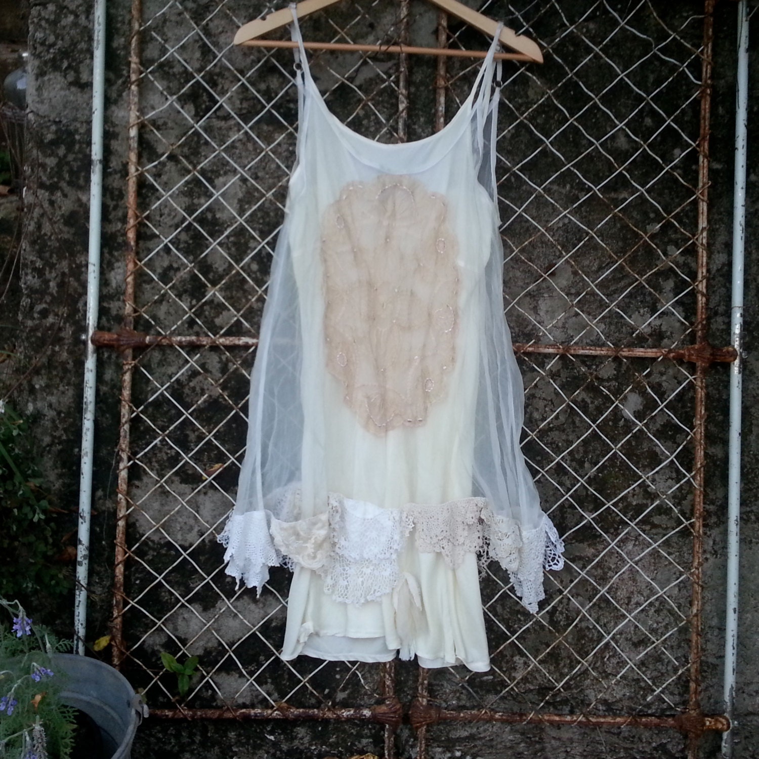 Sheer Silk Organza Camisole Size Medium