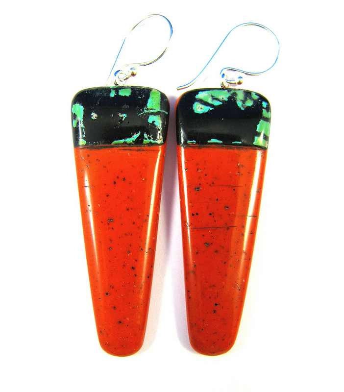 Southwestern Landscape Series - Rojo Earrings