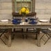 Driftwood Trestle Table (60" x 36" x 29"H) with Polycrylic finish