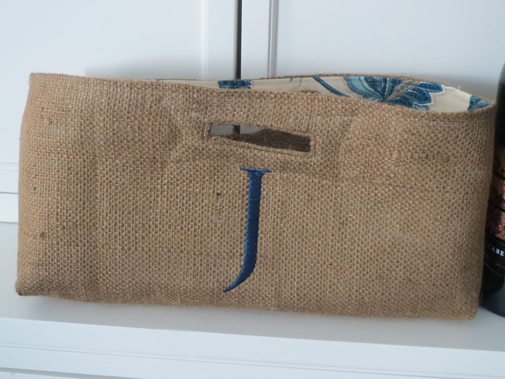 Not Your Usual Wine Bag Personalized Burlap