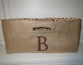 Not Your Usual Wine Bag Personalized Monogrammed Burlap