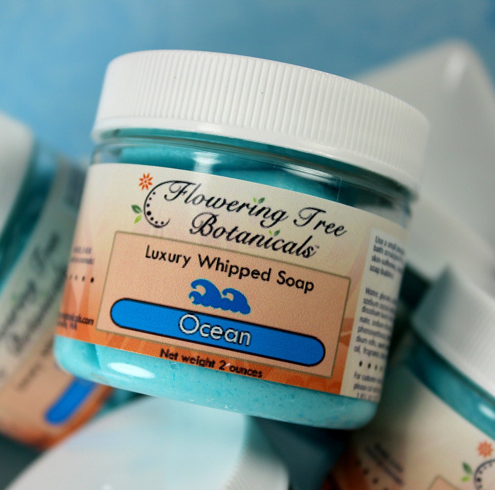 Limited Edition - Ocean Whipped Soap & Shaving Cream - 2 ounce