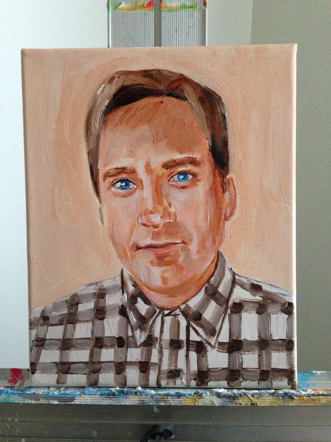 Custom Portrait  of a Person on Canvas - Original Painting 8x10"