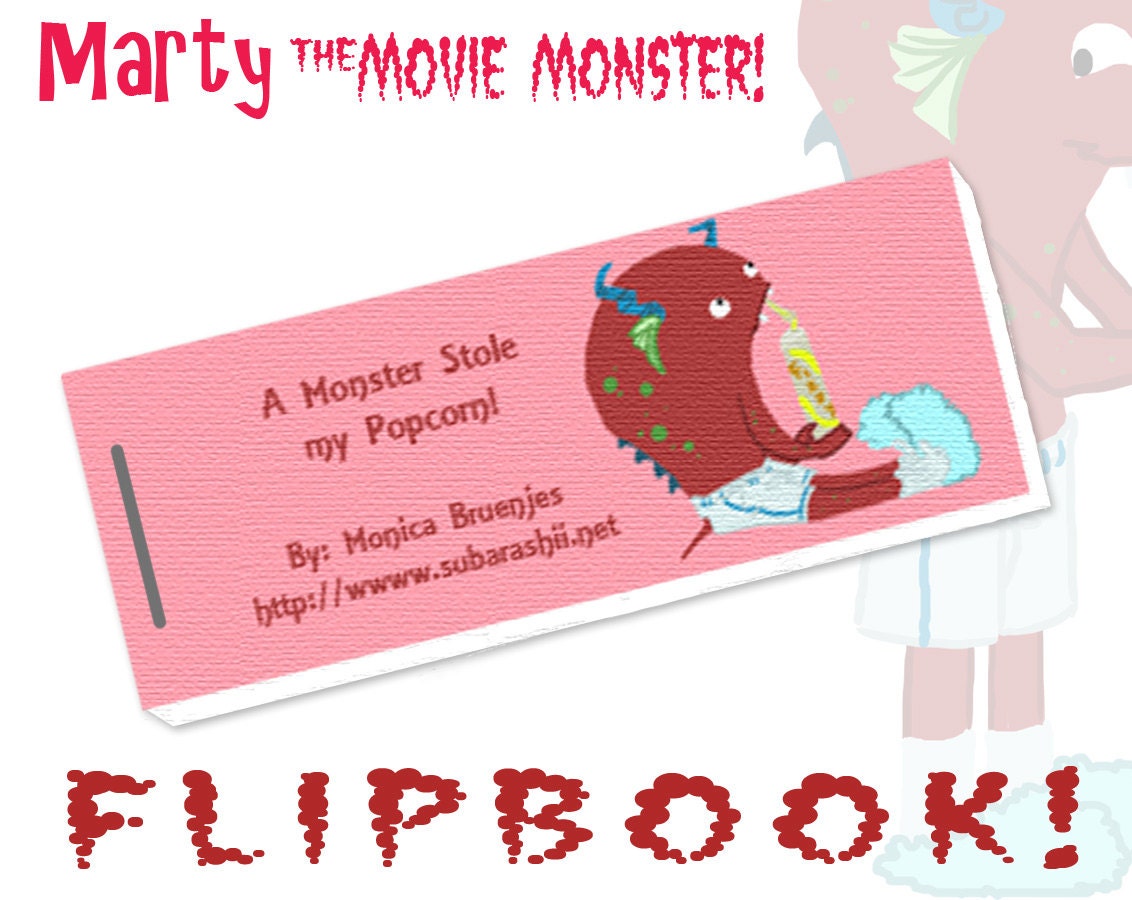 Flip Book- A Monster Stole my Popcorn