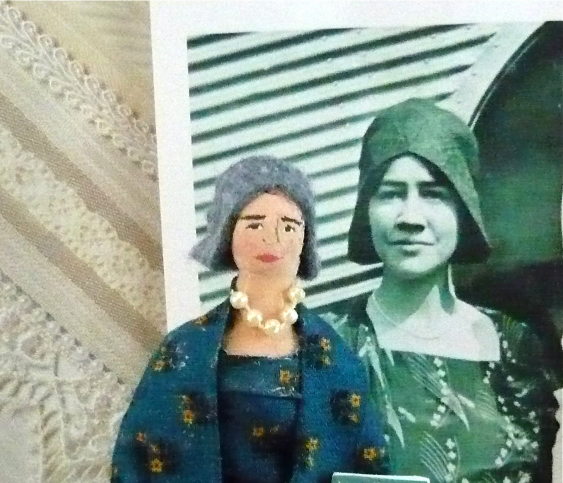 Anne Morrow Lindbergh Doll Miniature Art Collectible