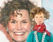 Judy Blume Doll Miniature Writer and Author Art Collectible