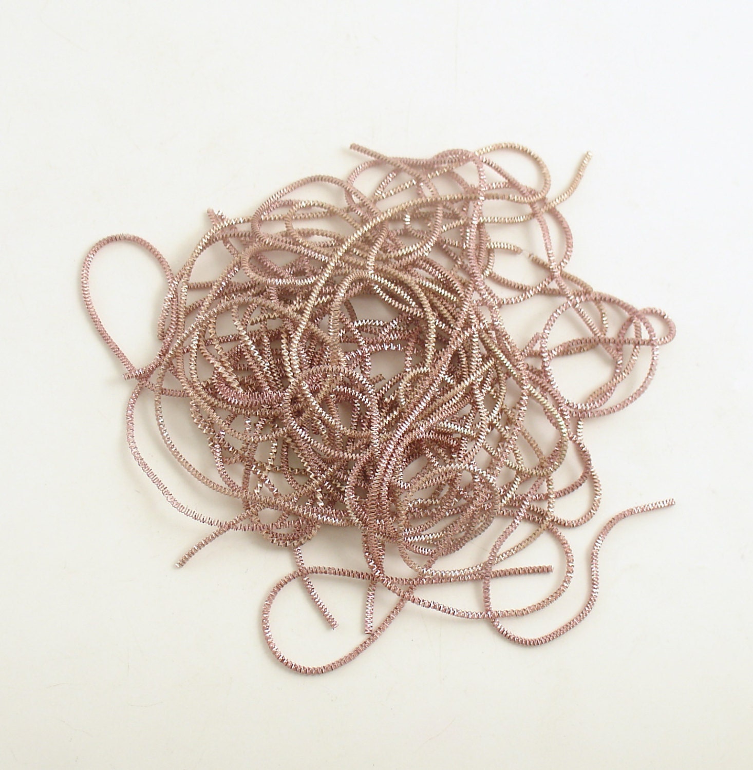 Vintage Crimped Wire Pink Bullion Germany