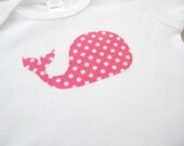 Baby Girl Clothes // Whale Bodysuit // Size 12-18 Months // Girls Clothing Babies