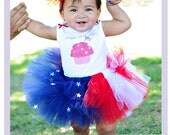 American Flag Tutu Outfit 4th Of July Tutu Dress July 4th Baby Girl Dress Girls Patriotic Outfit Newborn 3 Month 6 Month