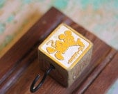 Vintage Disney Mickey Block Hook Rack