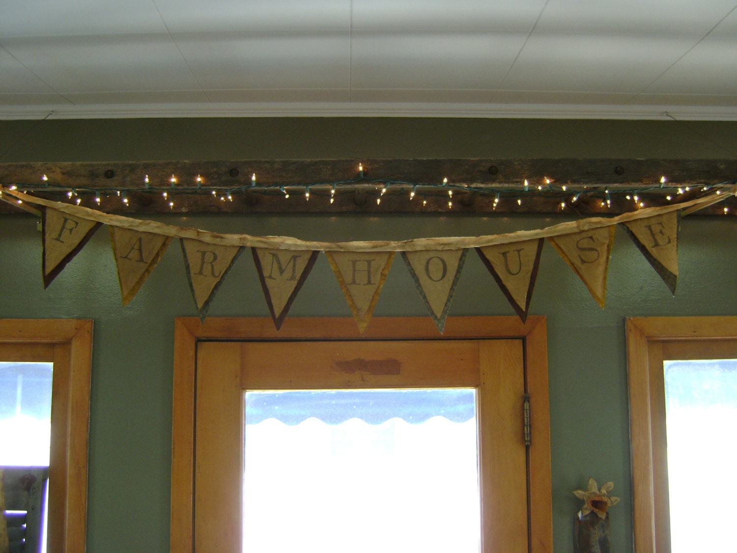 Primitive Farmhouse Banner.  WOW