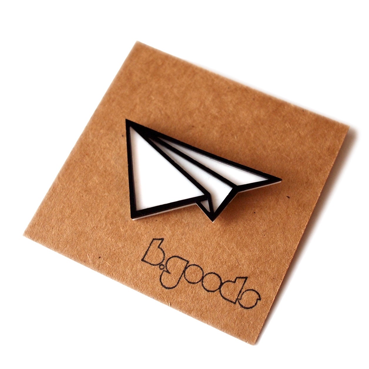 Classic Paper Airplane Pin