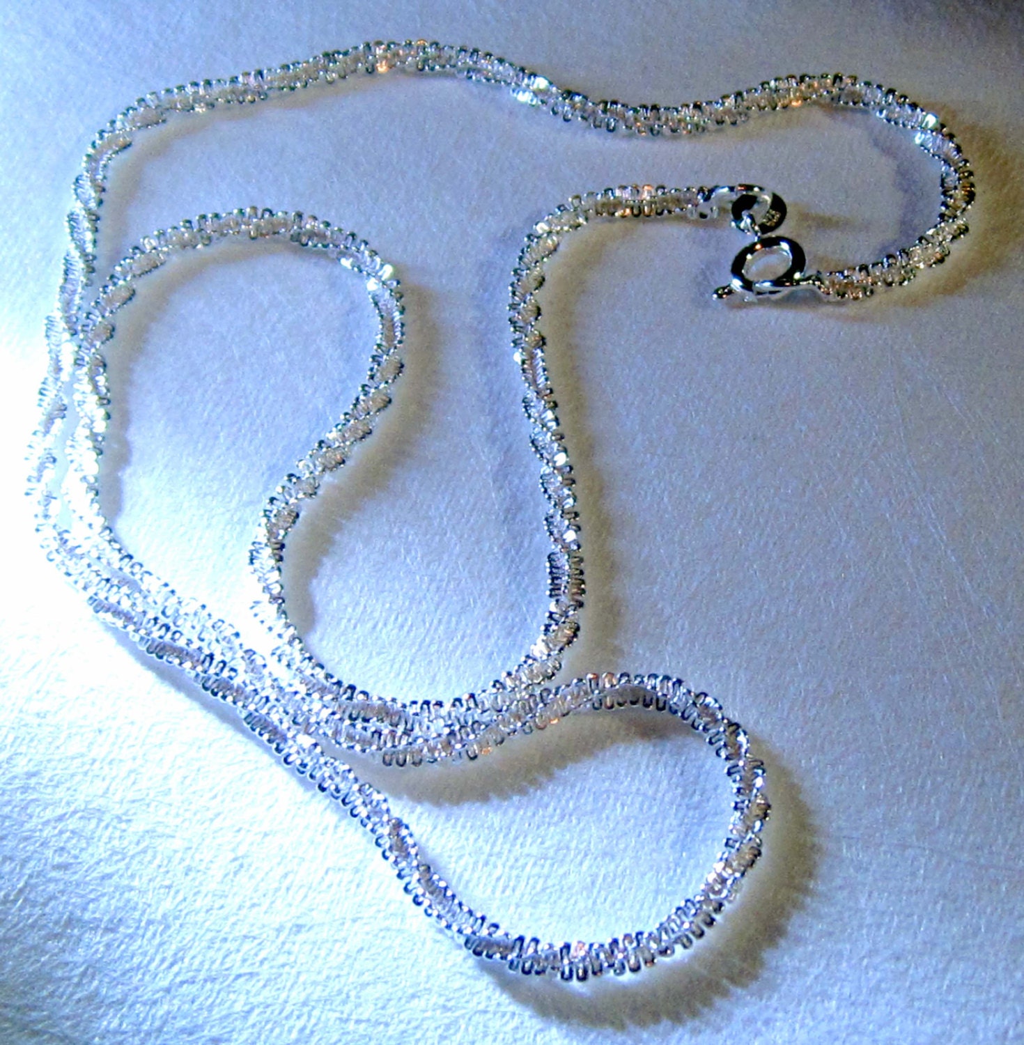 Twisted Sterling Silver 18in Chain
