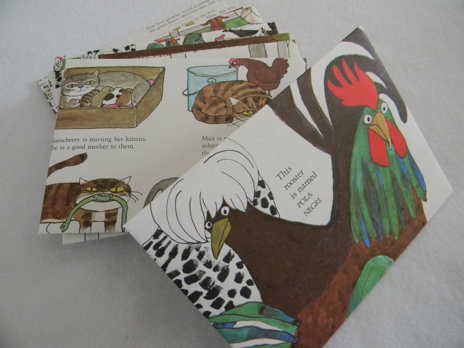 Animal Friends Handmade Envelopes