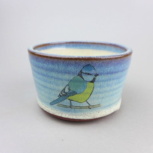 Small Blue Tit Sugar Bowl