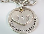 You Plus Me Personalized Charm Bracelet with Latitude and Longitude