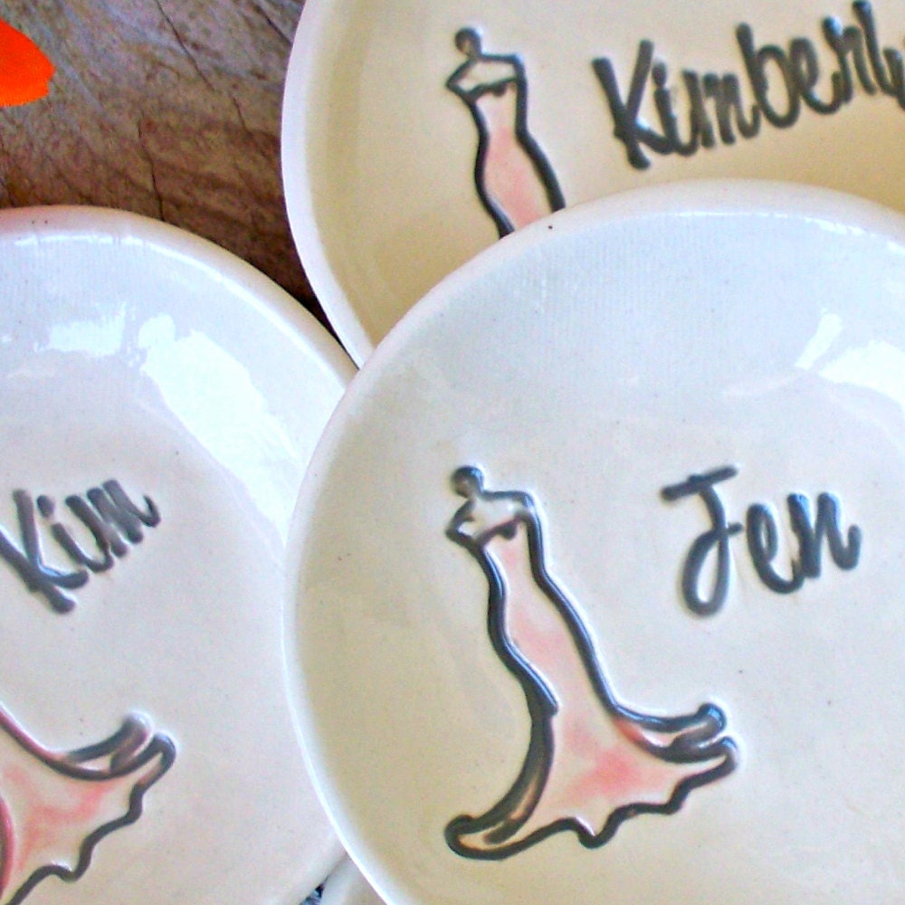 Bridesmaid Gifts - Personalized Keepsake Bowls