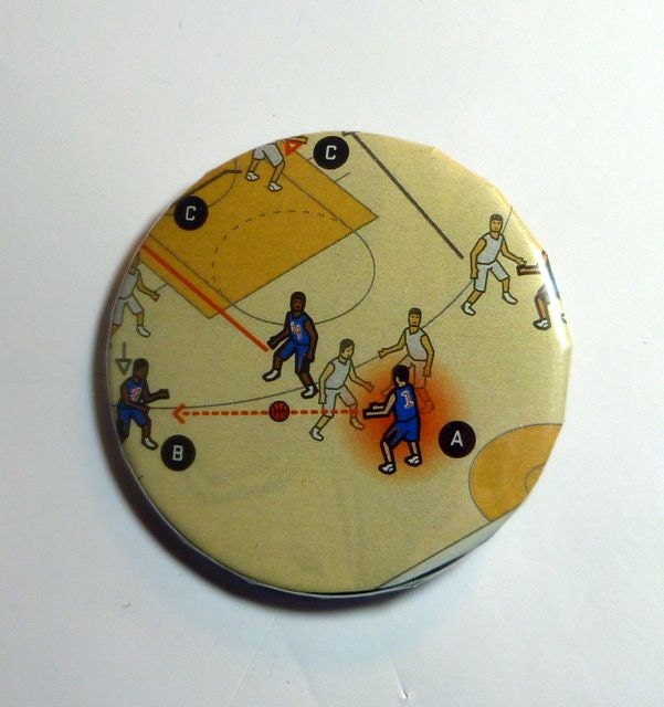 Old Magazine Image Pinback Button