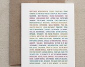 Funny, Awesome Graduation Card, for College or High School, "Workisms" (COE-G001)