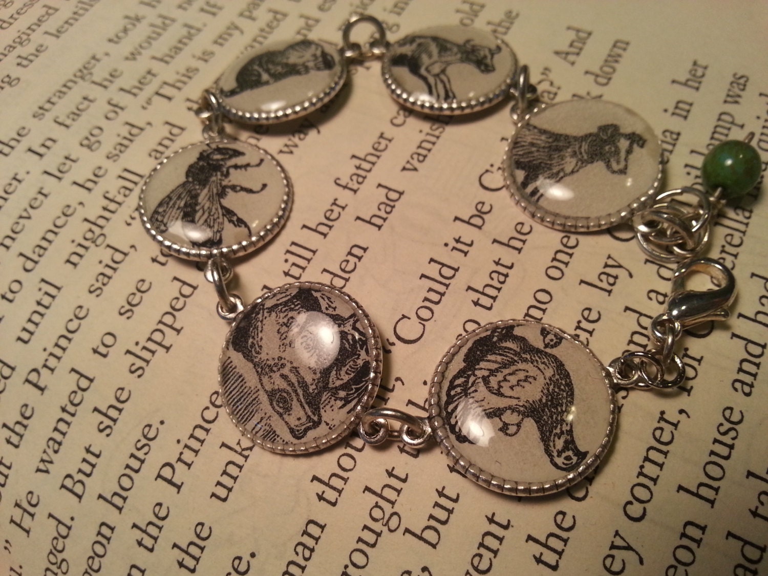 Animal charm bracelet