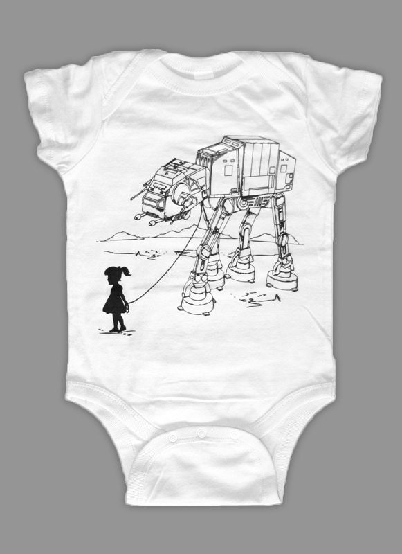 My Star Wars AT-AT Pet - Baby Onesie Bodysuit ( Star Wars baby onesie )