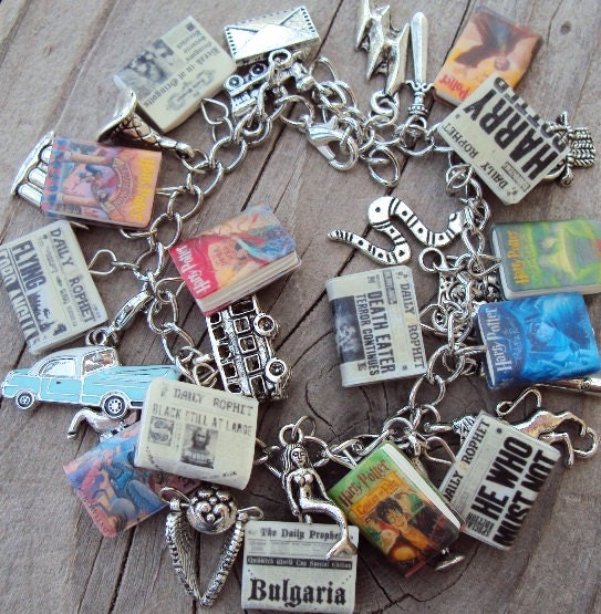 The ULTIMATE HARRYPOTTER Books Fringe Charm Bracelet