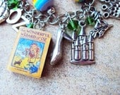 SALE PRICE Wizard of OZ Book Fringe Charm Bracelet