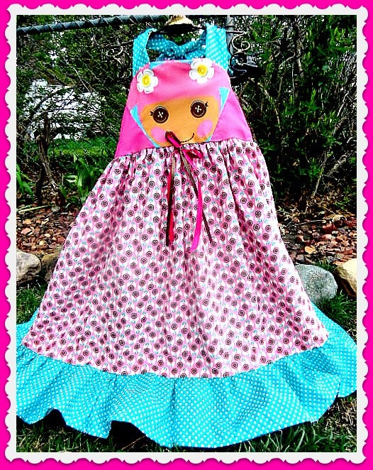 LaLaLoopsy Dress boutique layered twirl party Posh Pink dress 2 3 4 5 6 7 8 10