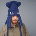 Medium Fleece Squid Hat - Dark Blue