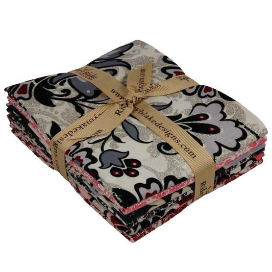 Pre cut Fat Quarters Fabric Set Sparkle Lost and Found by Riley Blake