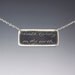 Walk Lightly On The Earth - Sterling Silver Necklace - inspirational Quote - Earth Day Necklace