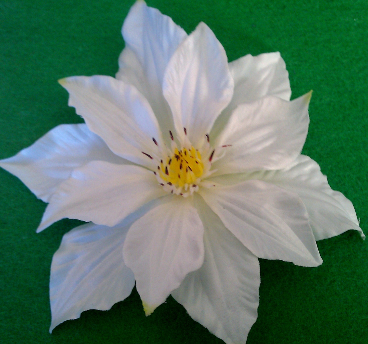 White flower, wedding, clip, Hawaii, tropical flower, Hawaiian hair flower, hair, flower, white hair flower, ready to ship