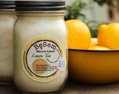 Lemon Tea, one natural soy candle, lemongrass and may chang essential oils