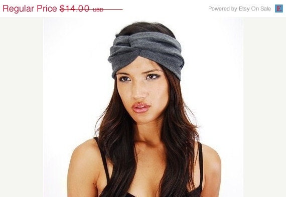 MEMORIAL DAY EVENT Babooshka Gray Turban