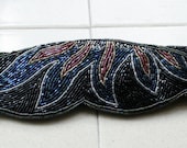 BELT - Beaded dressy Belt, millions of beads, decorative belt, glam belt, black fancy