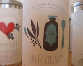 quiet cough tea, medicinal herbal tea made with organic & wildcrafted herbs